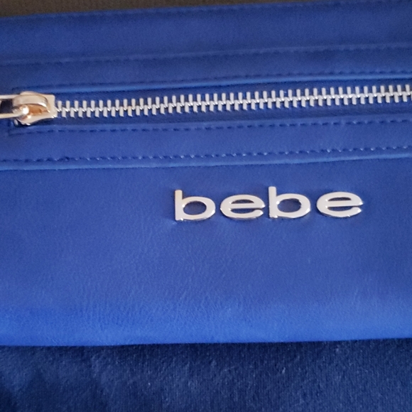Bebe Blue Wristlet - Picture 2 of 4